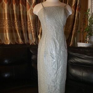 Scott McClintock Vintage Mint Green Sparkly Formal Dress